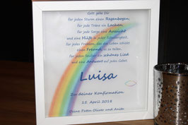 Gott gebe dir für jeden Sturm einen Regenbogen