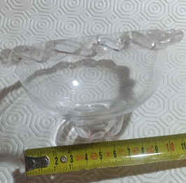 Lot of 2 cups transparent for 99.81 designed by Giò Ponti in blown glass by Venini