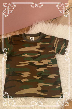 Camouflage t-shirtje Fostee maatje 134
