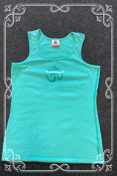 Groen/blauwe top van Le Coq Sportif maat L