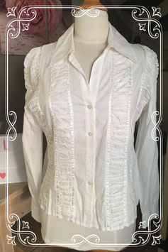 Nieuwe witte dames blouse van La Ligna maat 40