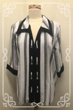 Gestreepte blouse in maat L