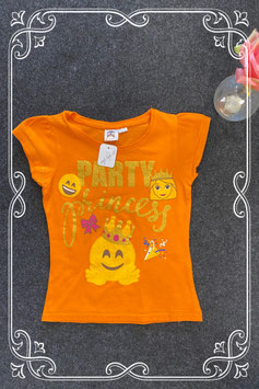 Leuk oranje shirt van Phonicons maat 104/110