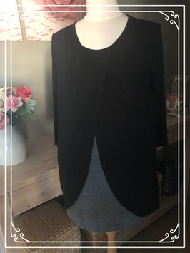 Zwart met grijs shirt van Zalando - Maat L
