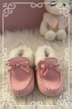 Roze pantoffels van de C&A - maat 19-20