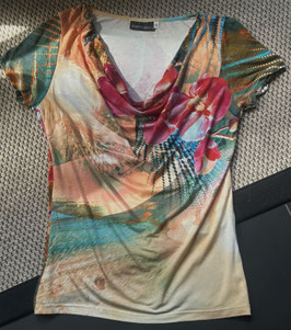 Kleurrijk T-shirt van Mammascha - maat 40