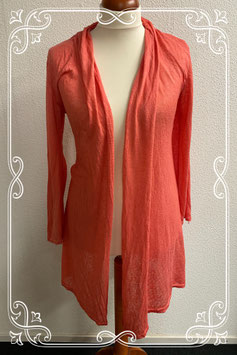 Leuk roze loshangend vest maat M