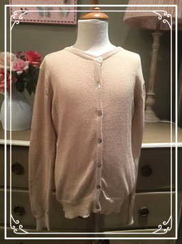 Licht goudkleurig vest van Original Girls - maat 158-164