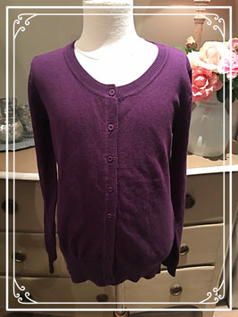 Nieuw: paars vest van de HEMA - maat 158-164