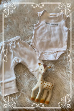 Tweedelig wit setje - PRENATAL - maat 46
