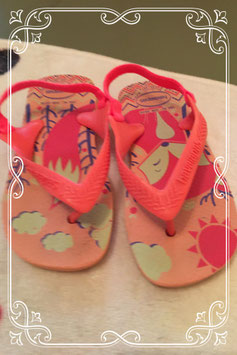 roze slippers van havaianas - maat 23/24