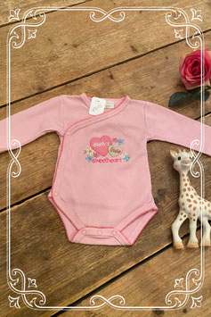 Roze romper van Jumbo - maat 50