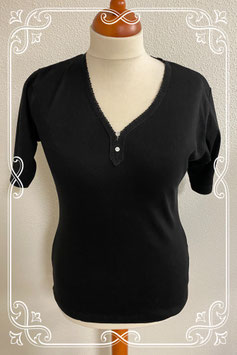 Nieuw! Zwart shirt van Fashionato's maat L