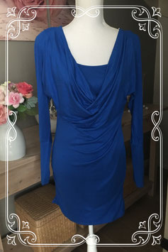 Elegant blauw jurkje van SoBe maat S