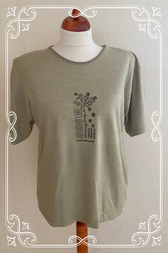 Donkerbeige shirt van Your sixth sense maat L