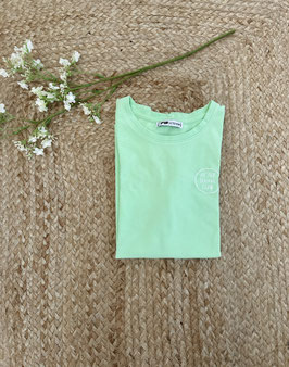 Groen T-shirt met opdruk van FB Sister - maat XXS