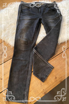 Zwarte stretch jeans street one- Maat L