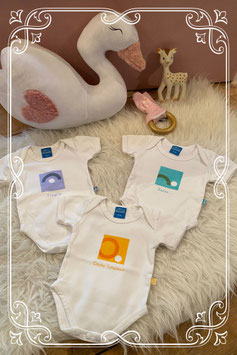 Set van drie rompertjes van het merk DreamBaby - maat 50-56