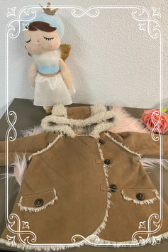 Suede jasje beertje Maat 74