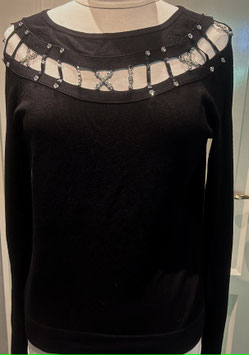 Chique zwarte shirt van Tuzzi - maat L