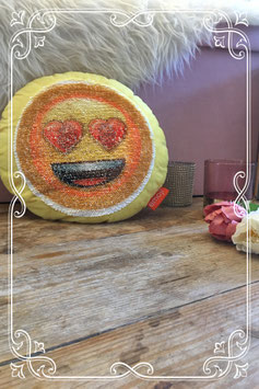 Kussen met twee verschillende gezichten van Emoji