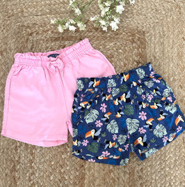 Set van twee shortjes van Summer Vibes - maat 104