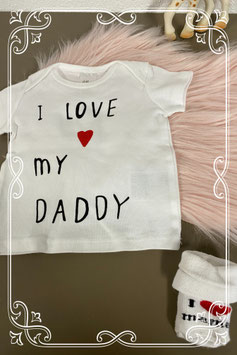 Lief wit shirt van H&M maat 56 met bijpassende sokjes