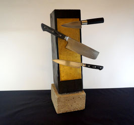 ShouSugiBan-Messing-Messerblock, magnetisch