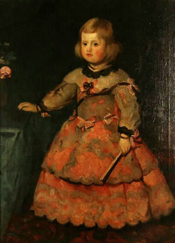 SEGUIDOR DE VELÁZQUEZ "RETRATO DE LA INFANTA MARGARITA"