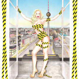 DUSCHVORHANG "Baustelle Berlin"/ SHOWER CURTAIN "construction Berlin"