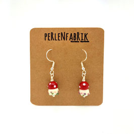 Fliegenpilz-Ohrhänger "Lycklig"