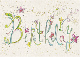 Happy Birthday Blumenvasen
