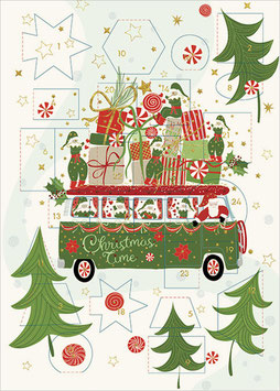 Bus mit Geschenken