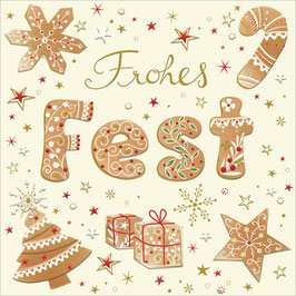 Frohes Fest Minikarte