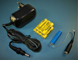 AAA Micron Batterie - Netzteil Adapter - Universal Set 3-12V