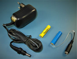 AAA Micron Batterie - Netzteil Adapter - Komplett Set 3V