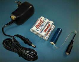 AA Mignon Batterie - Netzteil Adapter - Universal Set 3-12V