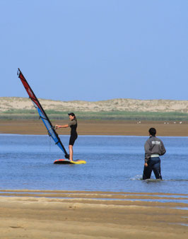 Cours particuliers planche à voile 5 personnes (3,4 et 5 aout)