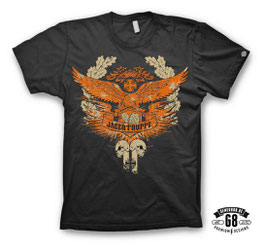 JÄGERTRUPPE T-Shirt schwarz, inkl. beidseitigem Motivdesign by GENER8OR