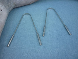 Zungenschaber Edelstahl 2er Set