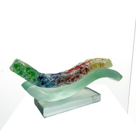 Glasobjekt von Heiner Düsterhaus