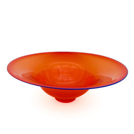 große, rote Schale von Michel Bouchard