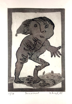 "Innocent" - Glasdruck von Erwin Eisch