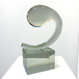 Glasplastik von Udo Edelmann
