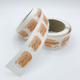 papierundmeer.de - Aufkleber "DANKE"