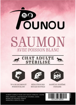 Saumon avec Poisson blanc