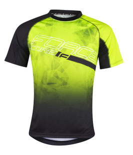 Trikot MTB CORE, fluo-schwarz