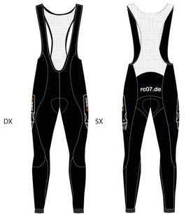 6.LANGE RADHOSE PRO TOUR MIT TRÄGERN 704 MIT DAMEN EINSATZ
