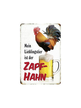 Zapfhahn, Blechschild 20x30cm  /  PC300/506
