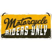 Best Garage - Motorcycle Riders Only,  Hängeschild 20x10cm  /  28063